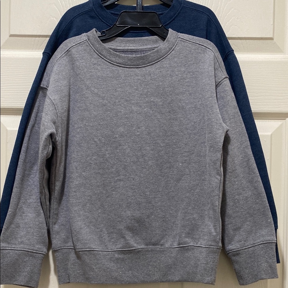 Gray and Blue Men's Sweater